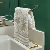 Porta Toalha de Bancada Dourado - Ela Decora
